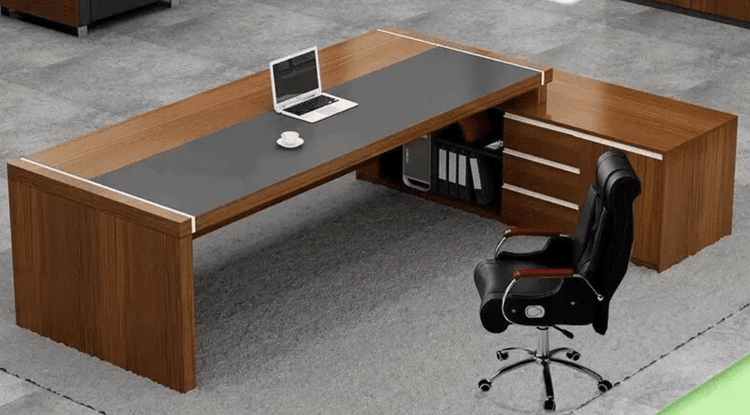 Palo Alto Executive Office Desk (Table Only and pedestal)