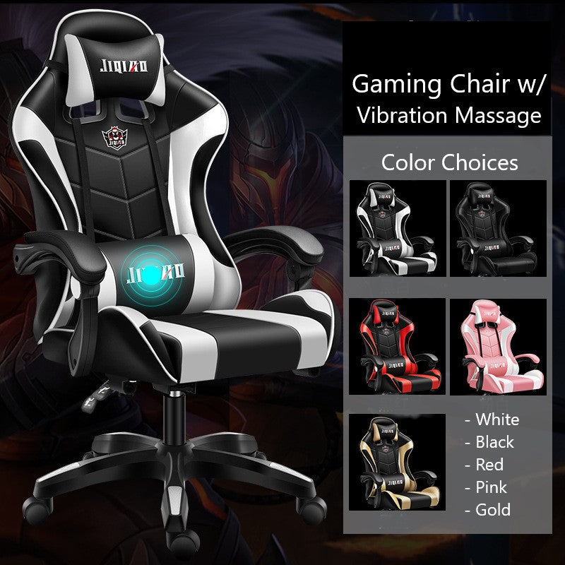 TCF   Ergonomic Gaming Chair Adjustable Seat with Vibration Massage Function GC-C