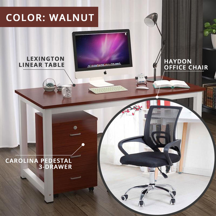 Work From Home PROMO Set 1 (Table + Chair + Pedestal)