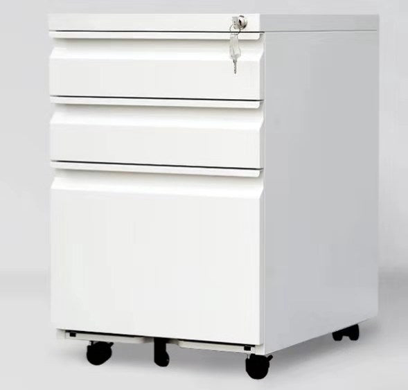 TCF 3 Drawer Steel Mobile Pedestal