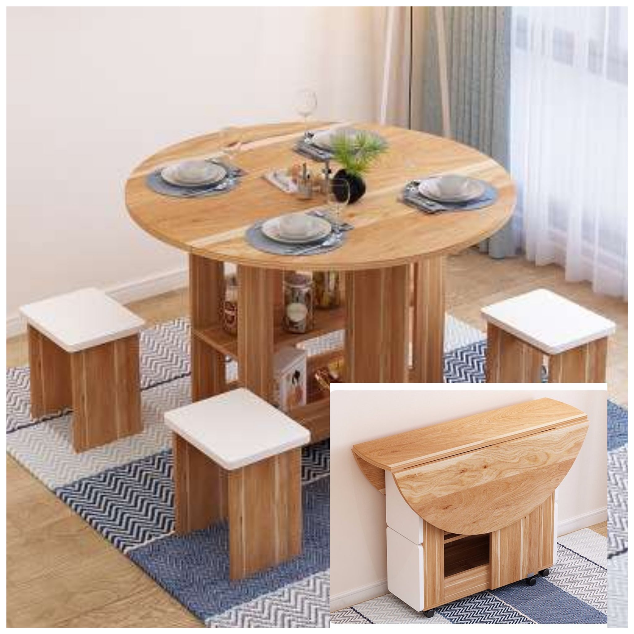 Owen Foldable Dining SET