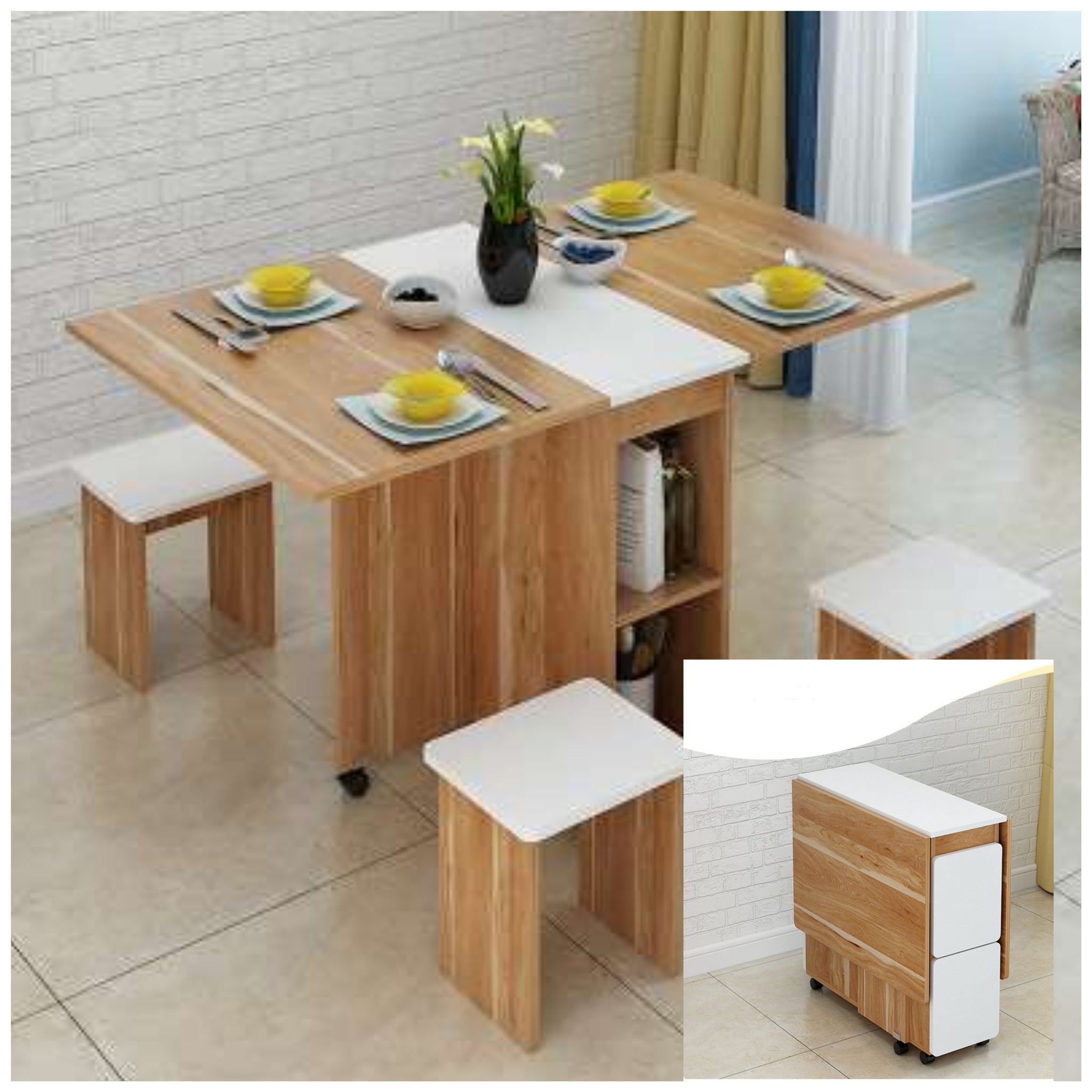 Liam Foldable Dining Set